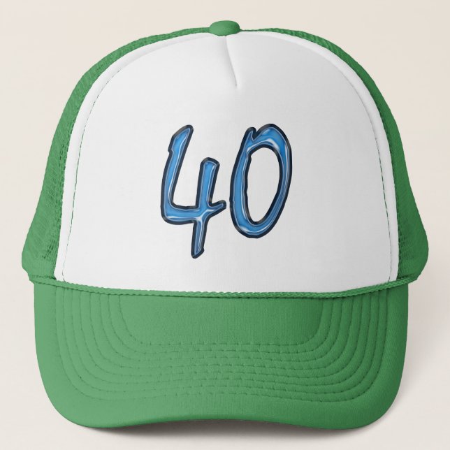 40th Birthday Party Trucker Hat (Front)