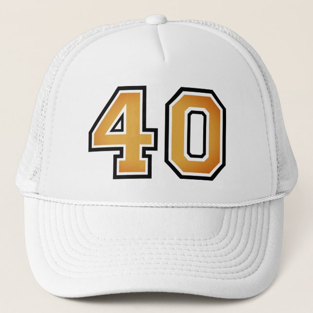 40th Birthday Party Trucker Hat (Front)
