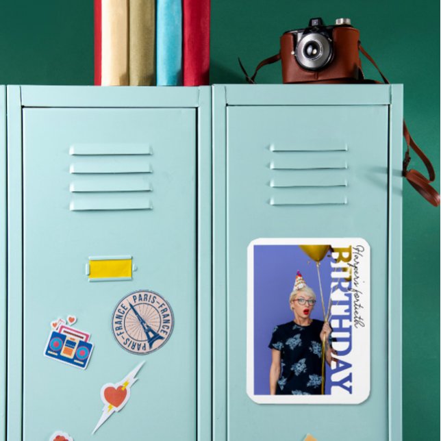 40th Birthday Photo college Party  Magnet (Creator Uploaded)