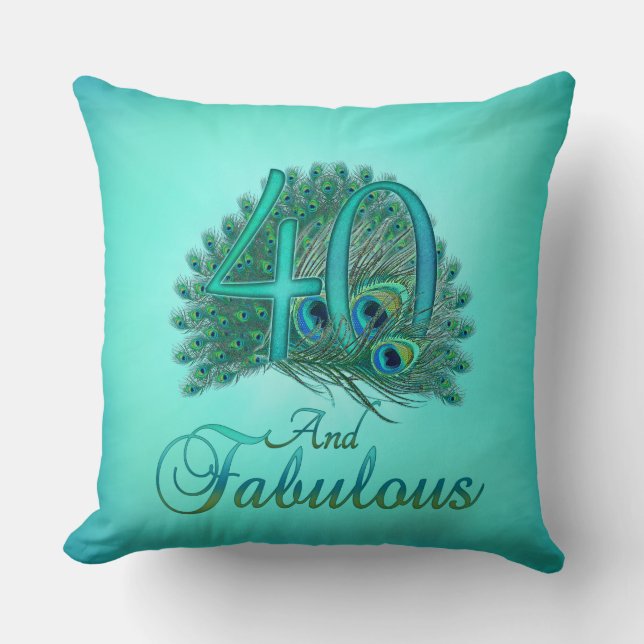 40th Birthday Pillows (Front)