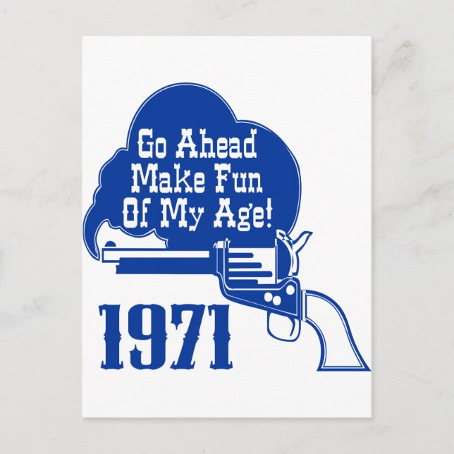 40th Birthday Postcard (Front)