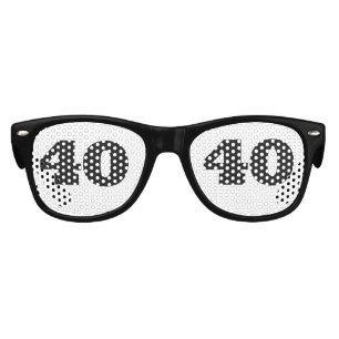 40TH BIRTHDAY THRITY Party PINK Sunglasses