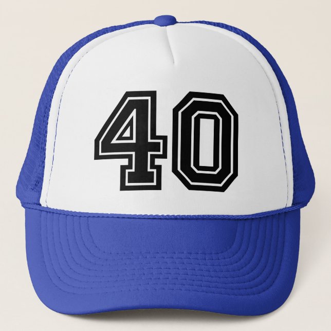 40th Birthday Trucker Hat (Front)