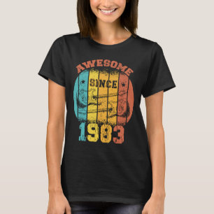 40th Birthday Vintage 1983 Retro 40 Years old Guit T-Shirt