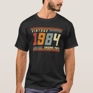40th Birthday Vintage 1984 Gift 40 Years Old Men T-Shirt