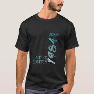 40th Birthday Vintage 1984 June 40 Year Men Women T-Shirt