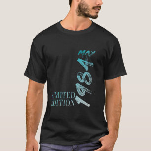 40th Birthday Vintage 1984 May 40 Year Men Women L T-Shirt