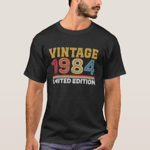 40th Birthday Vintage 1984 Men Women 40 Years Old T-Shirt