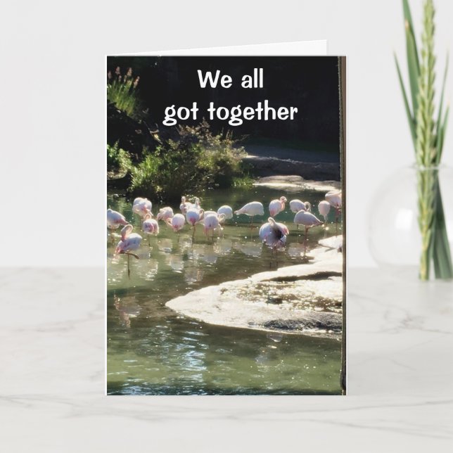 "40th BIRTHDAY WISHES" FROM "ALL" OF US Card (Front)