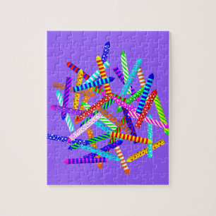 40th Birthday with Candles Jigsaw Puzzle