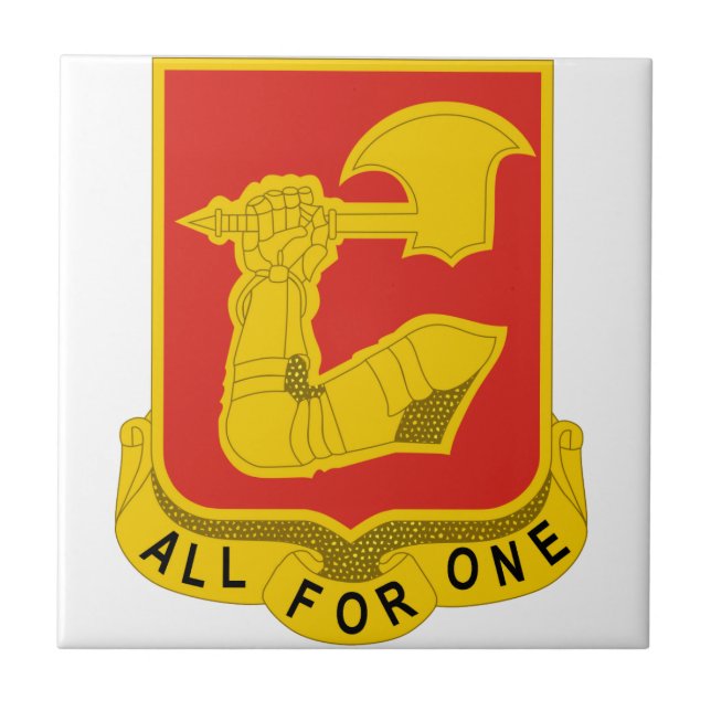 40th Field Artillery Battalion Ceramic Tile (Front)