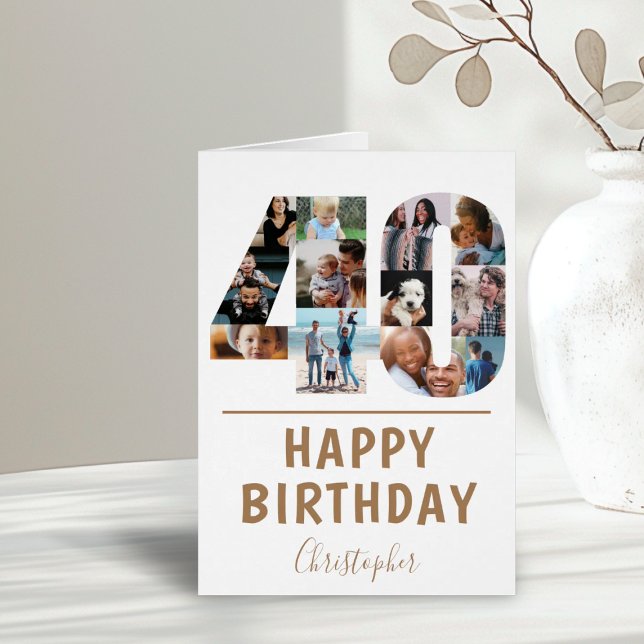 40th Happy Birthday Photo Collage  (Creator Uploaded)