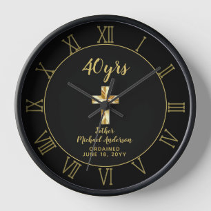 40th Ordination Anniversary Priest Golden Jubilee  Clock