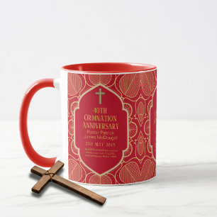 40th Ordination Anniversary Priest Pastor Deacon Mug