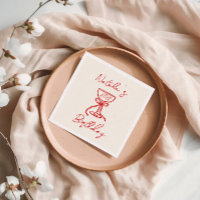 40th Retro Hand Drawn Bow Champagne Glass Birthday