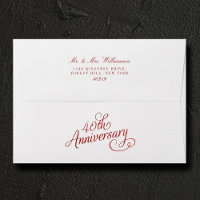 40th Ruby Wedding Anniversary