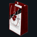 40th Ruby Wedding Anniversary - Small Small Gift Bag<br><div class="desc">Small Gift Bag. 4 bags sizes available. Featuring a 40th, 52nd or 80th Ruby Wedding Anniversary Design ready for you to personalise. ⭐This Product is 100% Customisable. Graphics and / or text can be added, deleted, moved, resized, changed around, rotated, etc... ⭐ (Please be sure to resize or move graphics...</div>