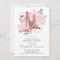 40th Surprise Birthday | Roses High Heels