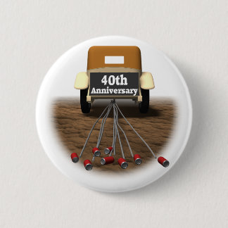 40th Wedding Anniversary Button
