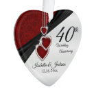 ⭐ 40th Wedding Anniversary Keepsake Design