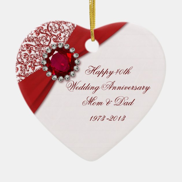 anniversary ornament