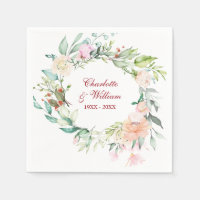 40th Wedding Anniversary Ruby Script Roses Floral