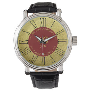 40yrs Retirement or Anniversary Personalised Watch