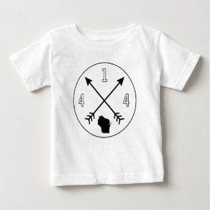 414 Area Code Art Baby T-Shirt
