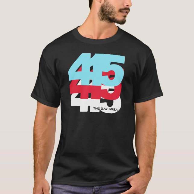 415 Area Code T-Shirt (Front)