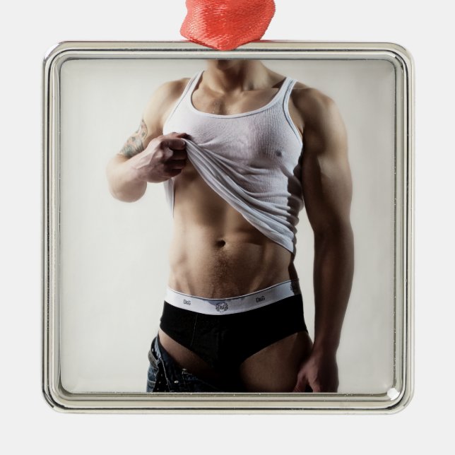 41786a Hunk Metal Tree Decoration (Front)