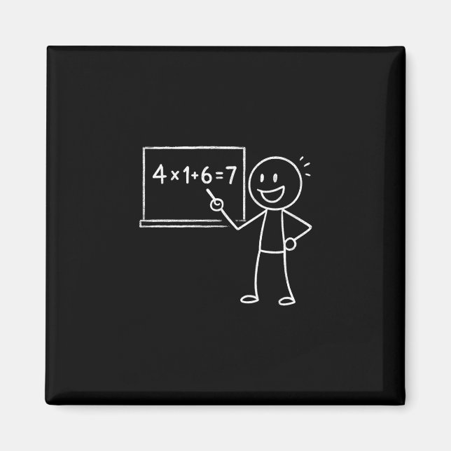41 67 Meme Forty One Six Seven Funny Math Teacher  Magnet (Front)
