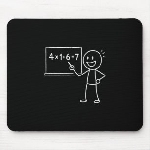 41 67 Meme Forty One Six Seven Funny Math Teacher Mouse Pad
