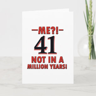 41st Birthday Cards | Zazzle.com.au