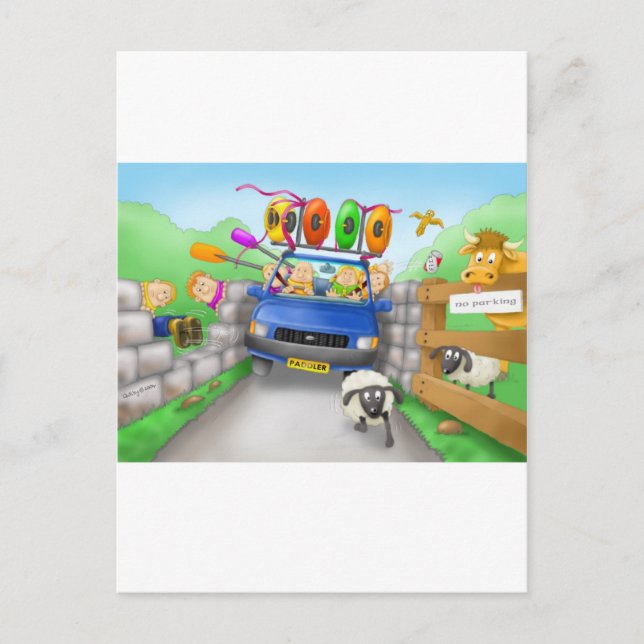 41. driving postcard (Front)