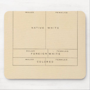41 Elements of population 1900 Mouse Pad