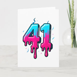 41 Ice Cream Drip Meme Forty One Four Gen Alpha Sl Card