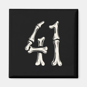 41 Meme Halloween Skeleton 4 1 Meme Funny Forty On Magnet