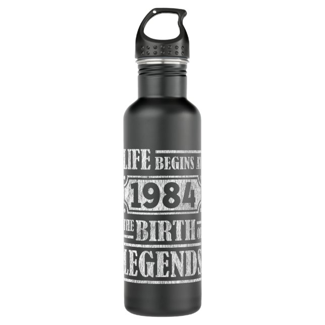 41 Year Old 1984 Birth Of Legend 41st Birthday 710 Ml Water Bottle (Front)