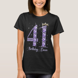 41 Year Old Its My 41st Birthday Queen Diamond Hee T-Shirt