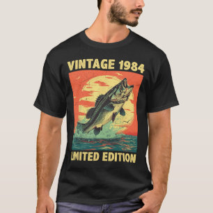 41 Years Old Gift 1984 Fishing Fisherman Fish 41st T-Shirt