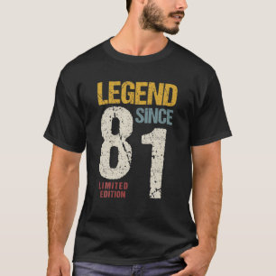 41 Years Old Vintage 1981 41Th Birthday Decoration T-Shirt