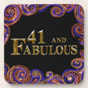 41st Birthday Coaster