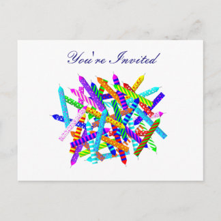 41st Birthday Gifts Invitation Postcard