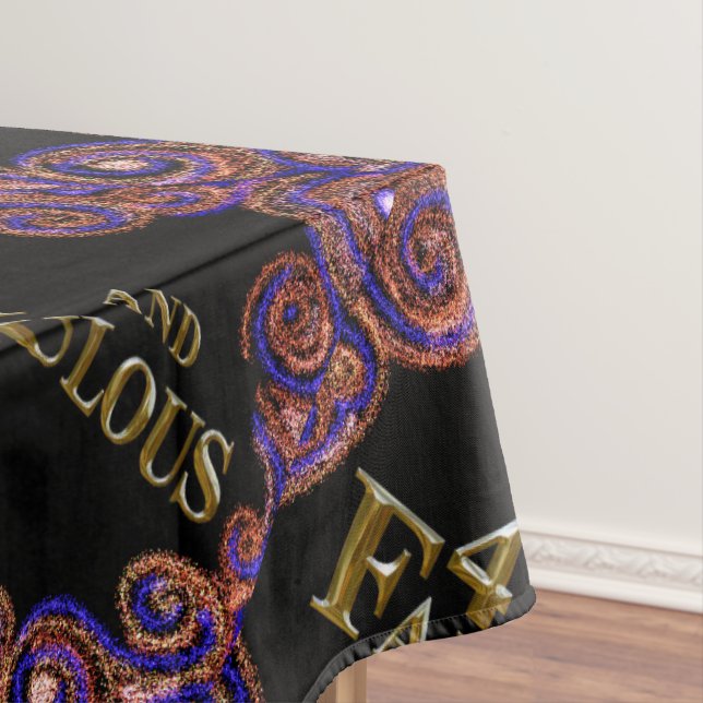 41st  Birthday  Tablecloth (In Situ)