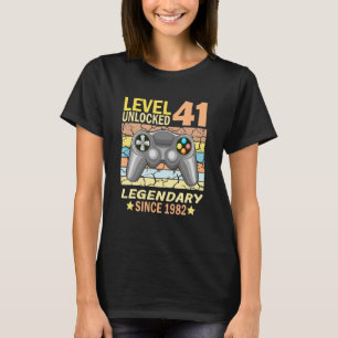 41th birthday gamer born in 1982 3 T-Shirt