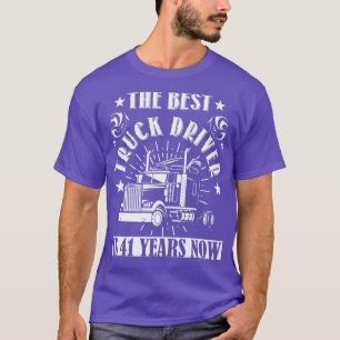 41th Birthday Present Truck Driver 41 Years Trucks T-Shirt