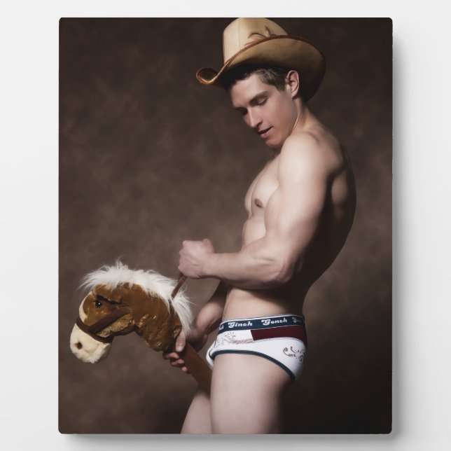 42067a Cowboy Plaque (Front)