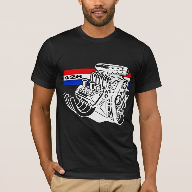 426 HEMI Blown V8 Engine T-Shirt (Front)