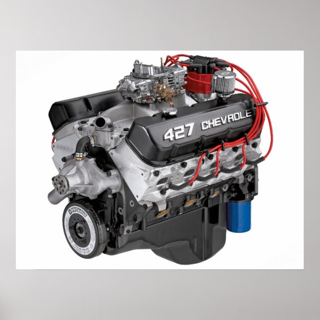 427 Chevy Big Block Engine Poster (Front)