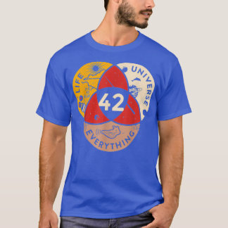 42 Answer to Life Universe and Everything science  T-Shirt